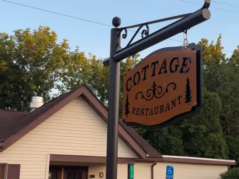 Your rustic dining escape awaits at Cottage Restaurant.